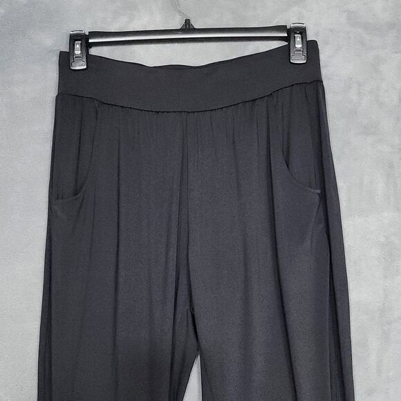ZYIA‎ Active Jogger Pants Leggings Elastic Waist Athleisure Black XL - Picture 3 of 9